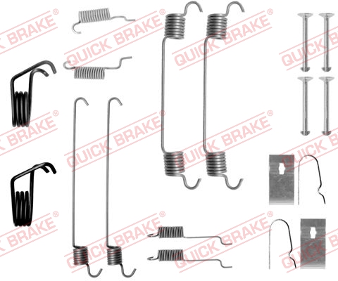 QUICK BRAKE 105-0799 Kit accessori, Ganasce freno-Kit accessori, Ganasce freno-Ricambi Euro