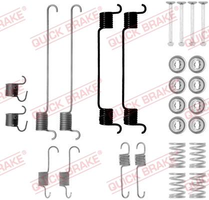 QUICK BRAKE 105-0802 Kit accessori, Ganasce freno