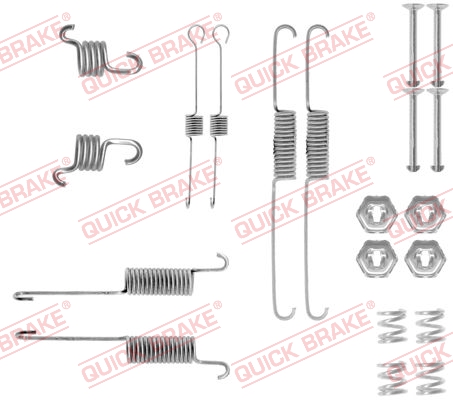 QUICK BRAKE 105-0809 Kit accessori, Ganasce freno