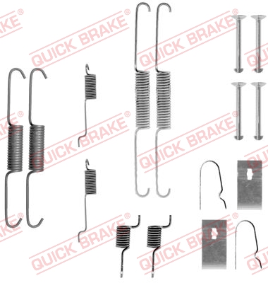 QUICK BRAKE 105-0811 Kit accessori, Ganasce freno-Kit accessori, Ganasce freno-Ricambi Euro