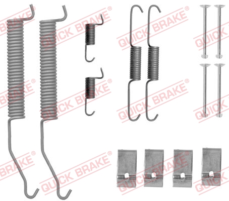 QUICK BRAKE 105-0812 Kit accessori, Ganasce freno-Kit accessori, Ganasce freno-Ricambi Euro