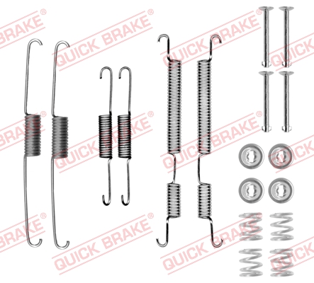 QUICK BRAKE 105-0813 Kit accessori, Ganasce freno-Kit accessori, Ganasce freno-Ricambi Euro