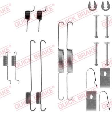 QUICK BRAKE 105-0815 Kit accessori, Ganasce freno-Kit accessori, Ganasce freno-Ricambi Euro