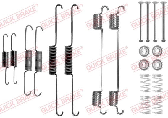 QUICK BRAKE 105-0817 Kit accessori, Ganasce freno-Kit accessori, Ganasce freno-Ricambi Euro