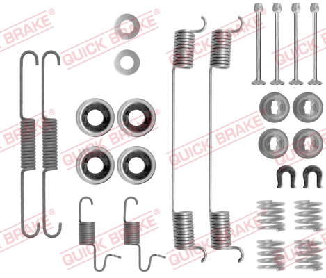 QUICK BRAKE 105-0818 Kit accessori, Ganasce freno