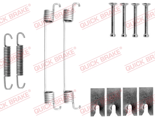 QUICK BRAKE 105-0827 Kit accessori, Ganasce freno-Kit accessori, Ganasce freno-Ricambi Euro