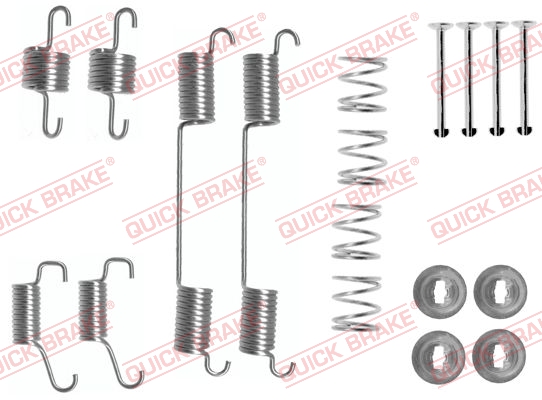 QUICK BRAKE 105-0828 Kit accessori, Ganasce freno-Kit accessori, Ganasce freno-Ricambi Euro