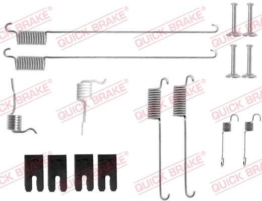 QUICK BRAKE 105-0829 Kit accessori, Ganasce freno-Kit accessori, Ganasce freno-Ricambi Euro