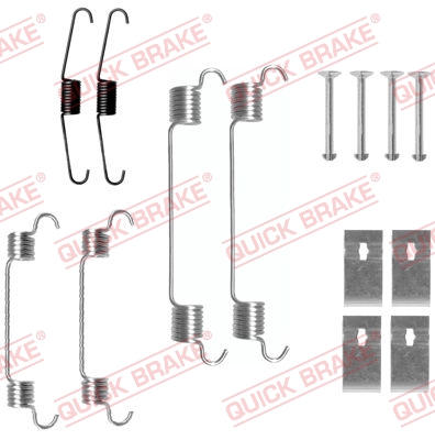 QUICK BRAKE 105-0833 Kit accessori, Ganasce freno