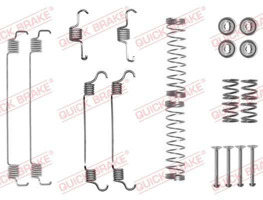 QUICK BRAKE 105-0835 Kit accessori, Ganasce freno-Kit accessori, Ganasce freno-Ricambi Euro