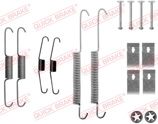 QUICK BRAKE 105-0842 Kit accessori, Ganasce freno