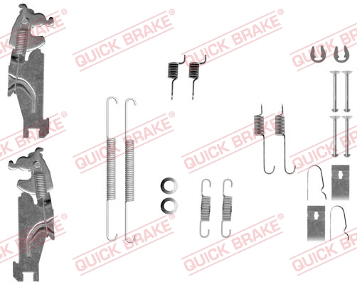 QUICK BRAKE 105-0847S Kit accessori, Ganasce freno-Kit accessori, Ganasce freno-Ricambi Euro