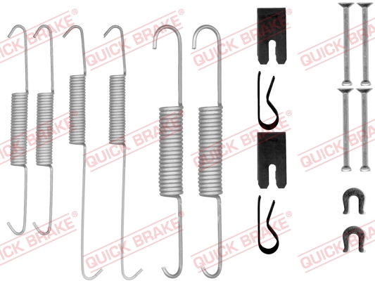 QUICK BRAKE 105-0854 Kit accessori, Ganasce freno-Kit accessori, Ganasce freno-Ricambi Euro