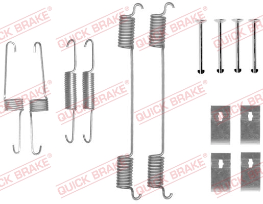 QUICK BRAKE 105-0859 Kit accessori, Ganasce freno