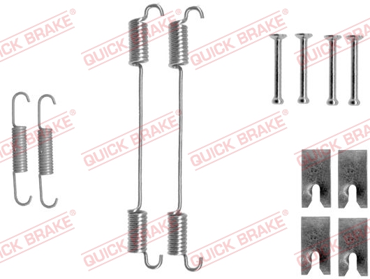 QUICK BRAKE 105-0862 Kit accessori, Ganasce freno-Kit accessori, Ganasce freno-Ricambi Euro