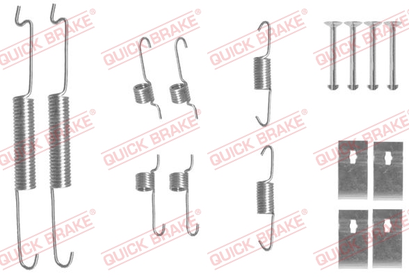 QUICK BRAKE 105-0863 Kit accessori, Ganasce freno-Kit accessori, Ganasce freno-Ricambi Euro