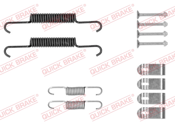 QUICK BRAKE 105-0881 Kit accessori, Ganasce freno stazionamento-Kit accessori, Ganasce freno stazionamento-Ricambi Euro