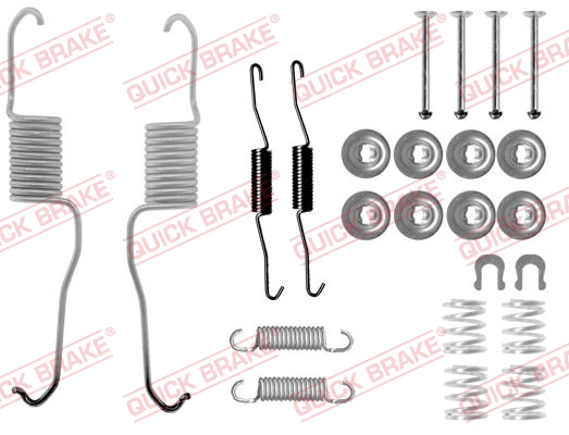 QUICK BRAKE 105-0886 Kit accessori, Ganasce freno-Kit accessori, Ganasce freno-Ricambi Euro