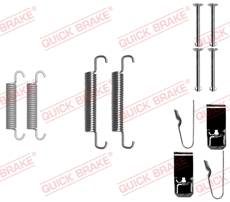 QUICK BRAKE 105-0890 Kit accessori, Ganasce freno stazionamento-Kit accessori, Ganasce freno stazionamento-Ricambi Euro