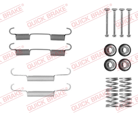 QUICK BRAKE 105-0896 Kit accessori, Ganasce freno stazionamento-Kit accessori, Ganasce freno stazionamento-Ricambi Euro