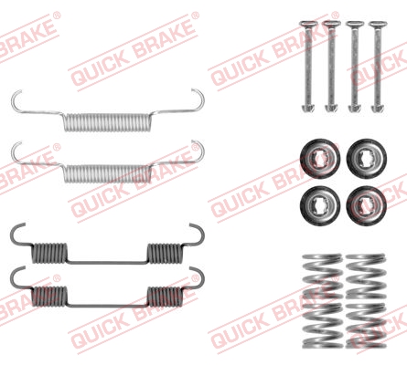 QUICK BRAKE 105-0897 Kit accessori, Ganasce freno stazionamento