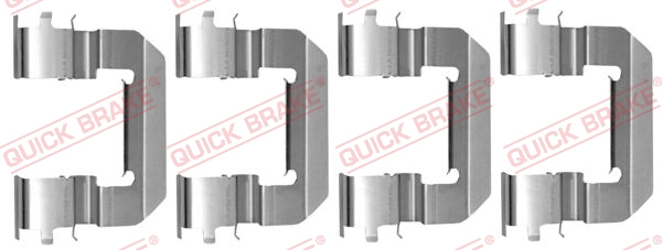 QUICK BRAKE 109-0014 Kit accessori, Pastiglia freno-Kit accessori, Pastiglia freno-Ricambi Euro