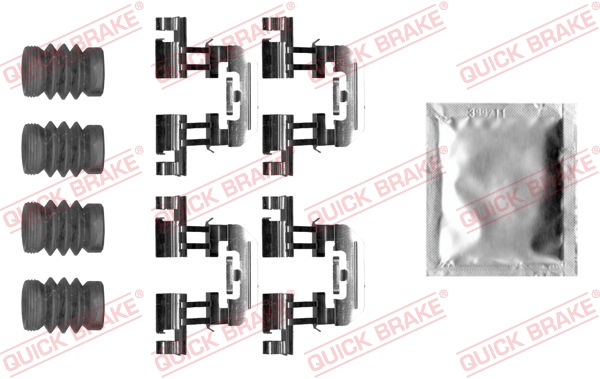 QUICK BRAKE 109-0025 Kit accessori, Pastiglia freno-Kit accessori, Pastiglia freno-Ricambi Euro