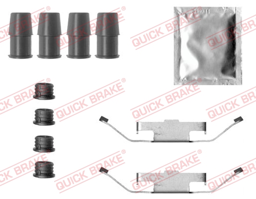 QUICK BRAKE 109-0032 Kit accessori, Pastiglia freno