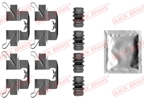 QUICK BRAKE 109-0047 Kit accessori, Pastiglia freno-Kit accessori, Pastiglia freno-Ricambi Euro