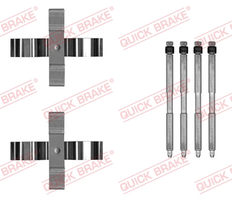 QUICK BRAKE 109-0055 Kit accessori, Pastiglia freno-Kit accessori, Pastiglia freno-Ricambi Euro