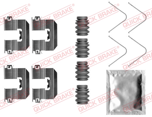 QUICK BRAKE 109-0058 Sada...