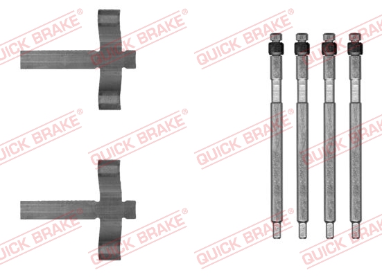 QUICK BRAKE 109-0059 Kit accessori, Pastiglia freno