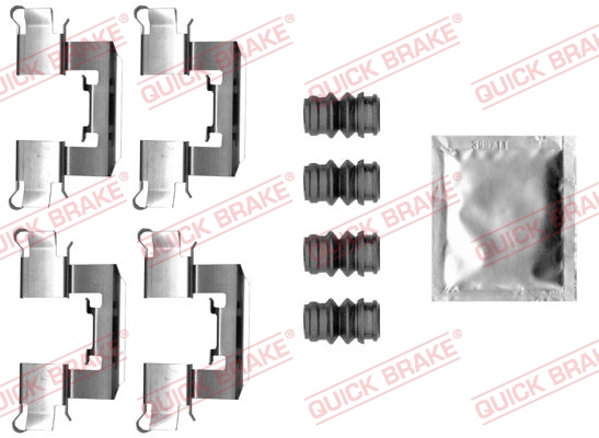 QUICK BRAKE 109-0062 Kit accessori, Pastiglia freno