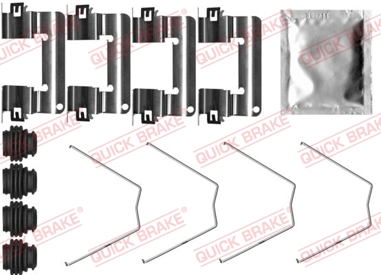 QUICK BRAKE 109-0065 Kit accessori, Pastiglia freno-Kit accessori, Pastiglia freno-Ricambi Euro