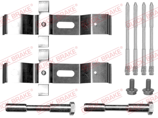 QUICK BRAKE 109-0072 Kit accessori, Pastiglia freno