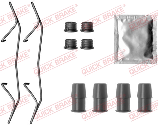 QUICK BRAKE 109-0075 Kit accessori, Pastiglia freno