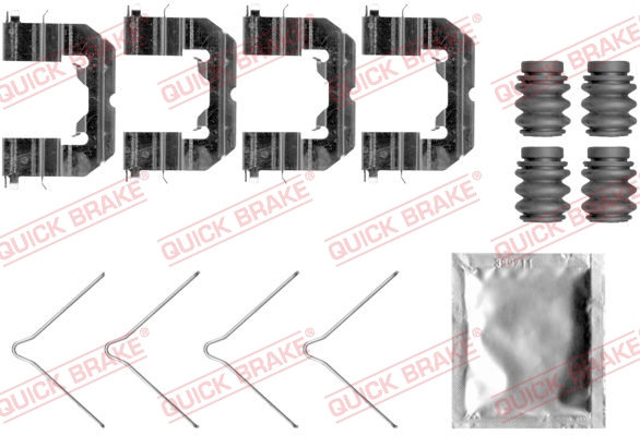 QUICK BRAKE 109-0089 Kit accessori, Pastiglia freno