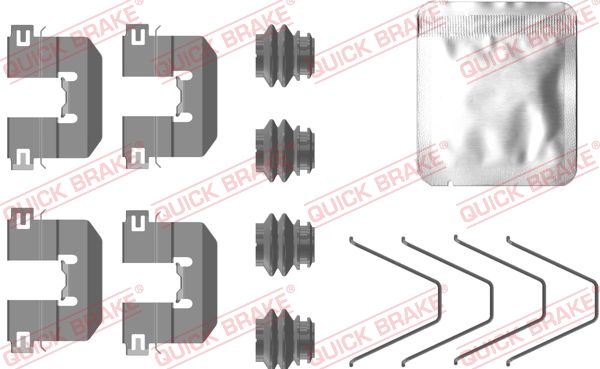 QUICK BRAKE 109-0100 Kit accessori, Pastiglia freno-Kit accessori, Pastiglia freno-Ricambi Euro