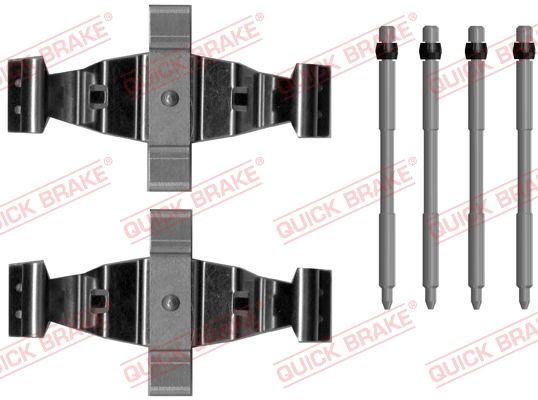 QUICK BRAKE 109-0108 Kit accessori, Pastiglia freno-Kit accessori, Pastiglia freno-Ricambi Euro