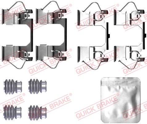 QUICK BRAKE 109-0116 Kit accessori, Pastiglia freno-Kit accessori, Pastiglia freno-Ricambi Euro