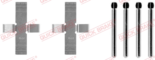 QUICK BRAKE 109-0902 Kit accessori, Pastiglia freno