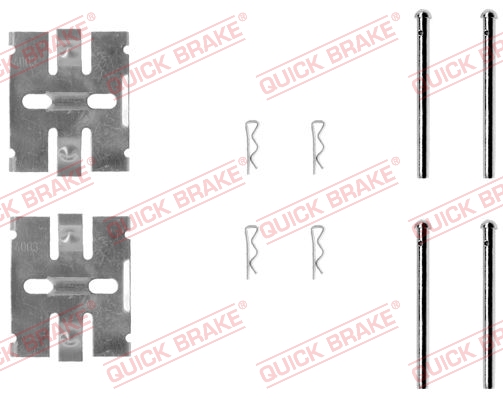 QUICK BRAKE 109-0932 Kit accessori, Pastiglia freno-Kit accessori, Pastiglia freno-Ricambi Euro