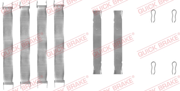 QUICK BRAKE 109-0937 Kit accessori, Pastiglia freno-Kit accessori, Pastiglia freno-Ricambi Euro