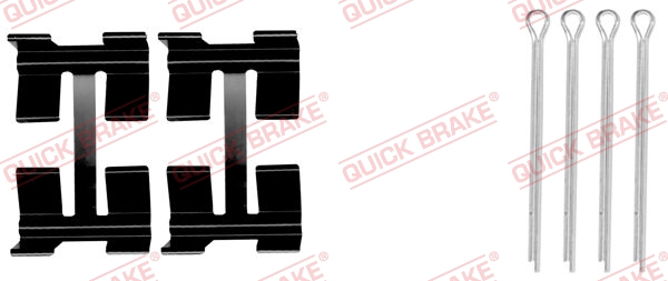 QUICK BRAKE 109-0972 Kit accessori, Pastiglia freno-Kit accessori, Pastiglia freno-Ricambi Euro