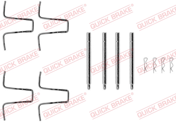 QUICK BRAKE 109-0976 Kit accessori, Pastiglia freno-Kit accessori, Pastiglia freno-Ricambi Euro