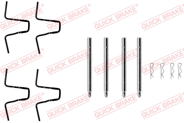 QUICK BRAKE 109-0978 Kit accessori, Pastiglia freno