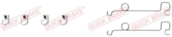 QUICK BRAKE 109-0994 Kit accessori, Pastiglia freno