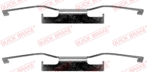 QUICK BRAKE 109-1011 Kit accessori, Pastiglia freno