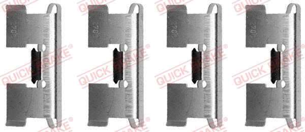 QUICK BRAKE 109-1019 Kit accessori, Pastiglia freno-Kit accessori, Pastiglia freno-Ricambi Euro