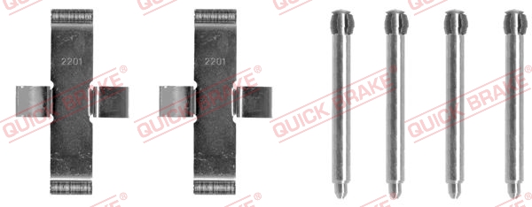 QUICK BRAKE 109-1037 Kit accessori, Pastiglia freno-Kit accessori, Pastiglia freno-Ricambi Euro